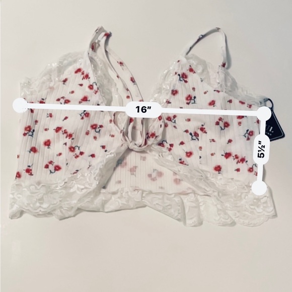 Crop  Floral Women’s Size Small XL by Zaful Forever Young  NWT - Picture 4 of 6